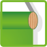 Banner Holzstabmit Kordel